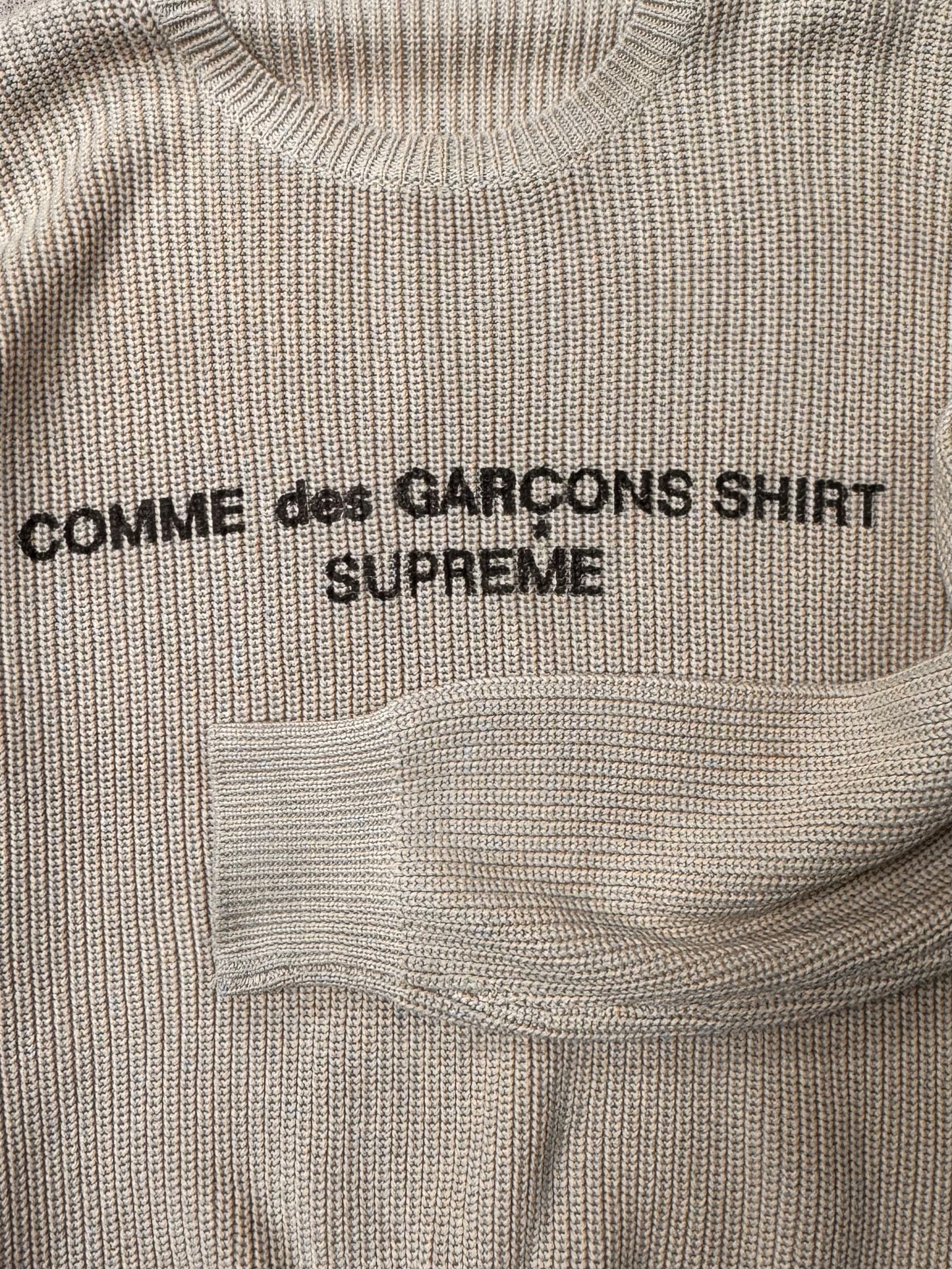 AW2018 Supreme x Comme Des Garçons Shirt Knit Sweater