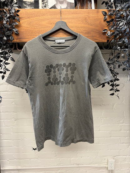 Vintage Issey Miyake ‘Dots’ Washed Grey Graphic T-Shirt