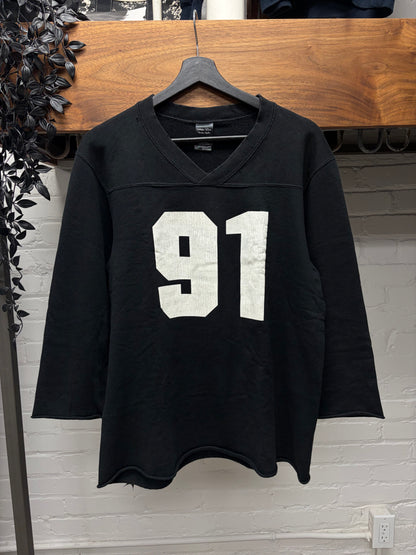 SS2006 Number (N)ine Welcome To the Shadows’ Black ‘Axl Rose’ Jersey Sweatshirt