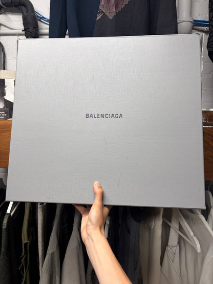 Balenciaga ‘Steroid’ Lace-Up Black Oversized Combat Boots