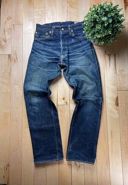 Evisu N02 Hand Painted Gull Logo Raw Selvedge Denim