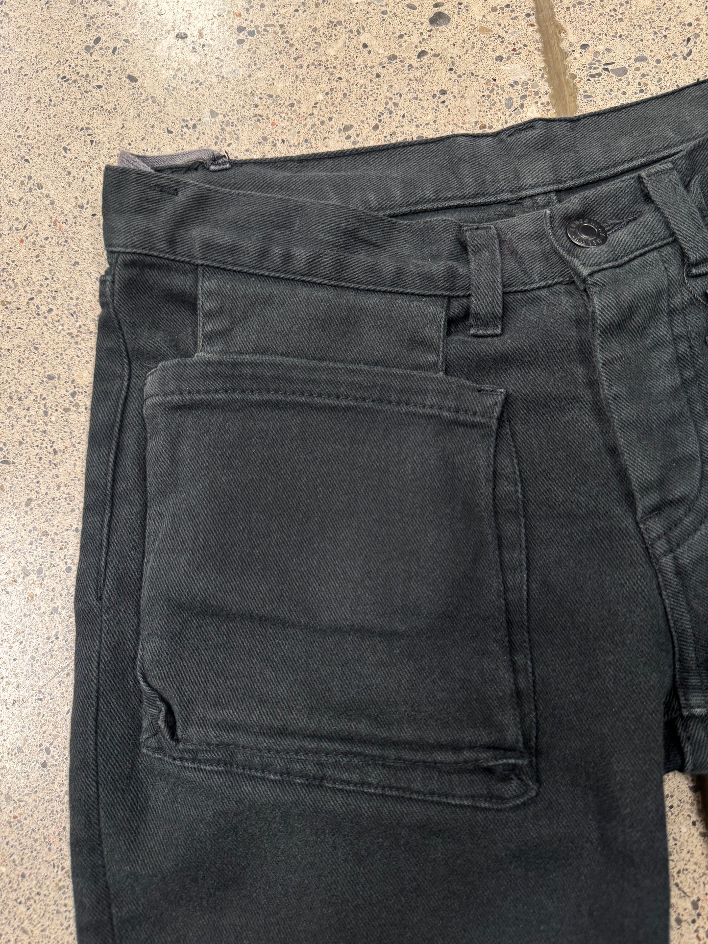 AW2003 Helmut Lang ‘Tool Pocket’ Flared Low Rise Denim