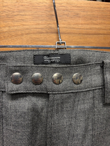 AW2008 Undercover Multi-Zip ‘Unreal Real Clothes’ Houndstooth Skinny Trousers