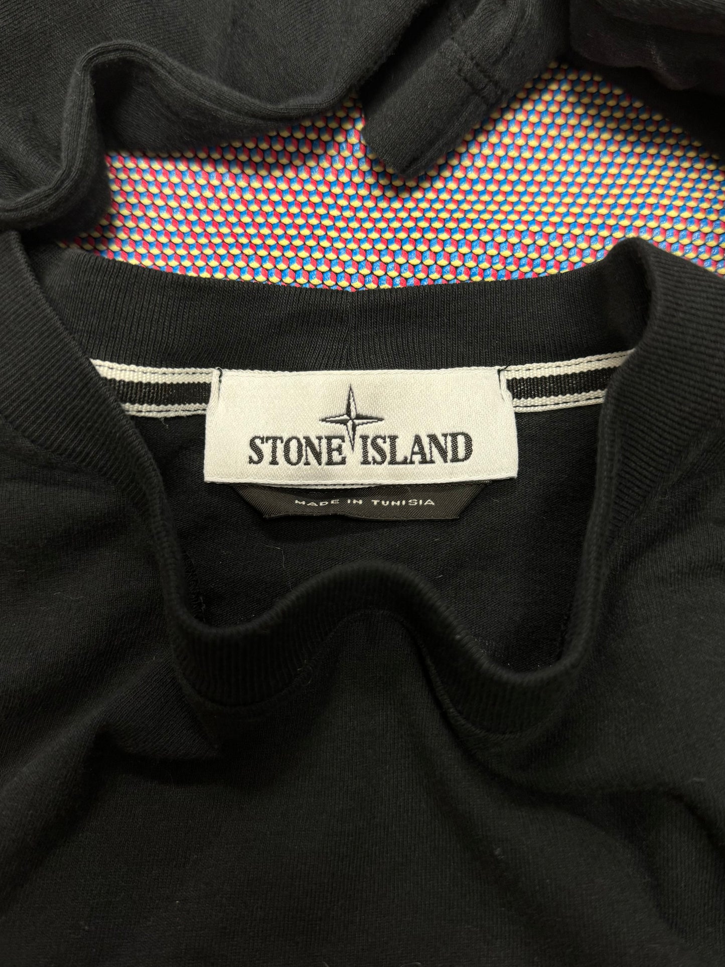 Stone Island Badge Logo Black T-Shirt