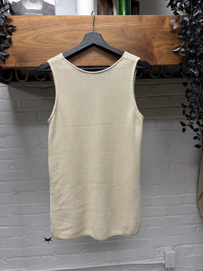 SS1995 Vintage Gucci by Tom Ford Cream White Knit Sweater Vest