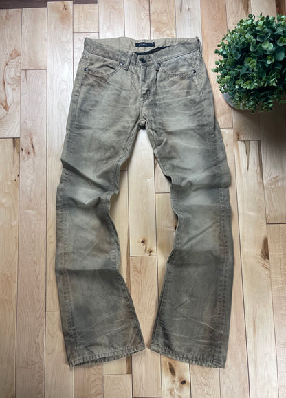 Civarize Dirt Washed ‘Snake Pocket’ Flared Denim