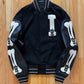 Autumn Winter 2023 Kapital ‘I-Five’ Bone Patch Leather Varsity Jacket