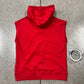 2017 Givenchy ‘Bambi’ Red Cutoff Pullover Hoodie