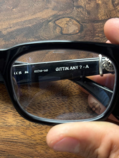 Chrome Hearts ‘Gittin Any?’ Fleur De Lis Prescription Glasses