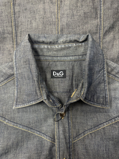 2000s Dolce & Gabbana Western Button Down Shirt