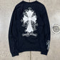 Chrome Hearts Cemetery Cross Flood Long Sleeve Shirt