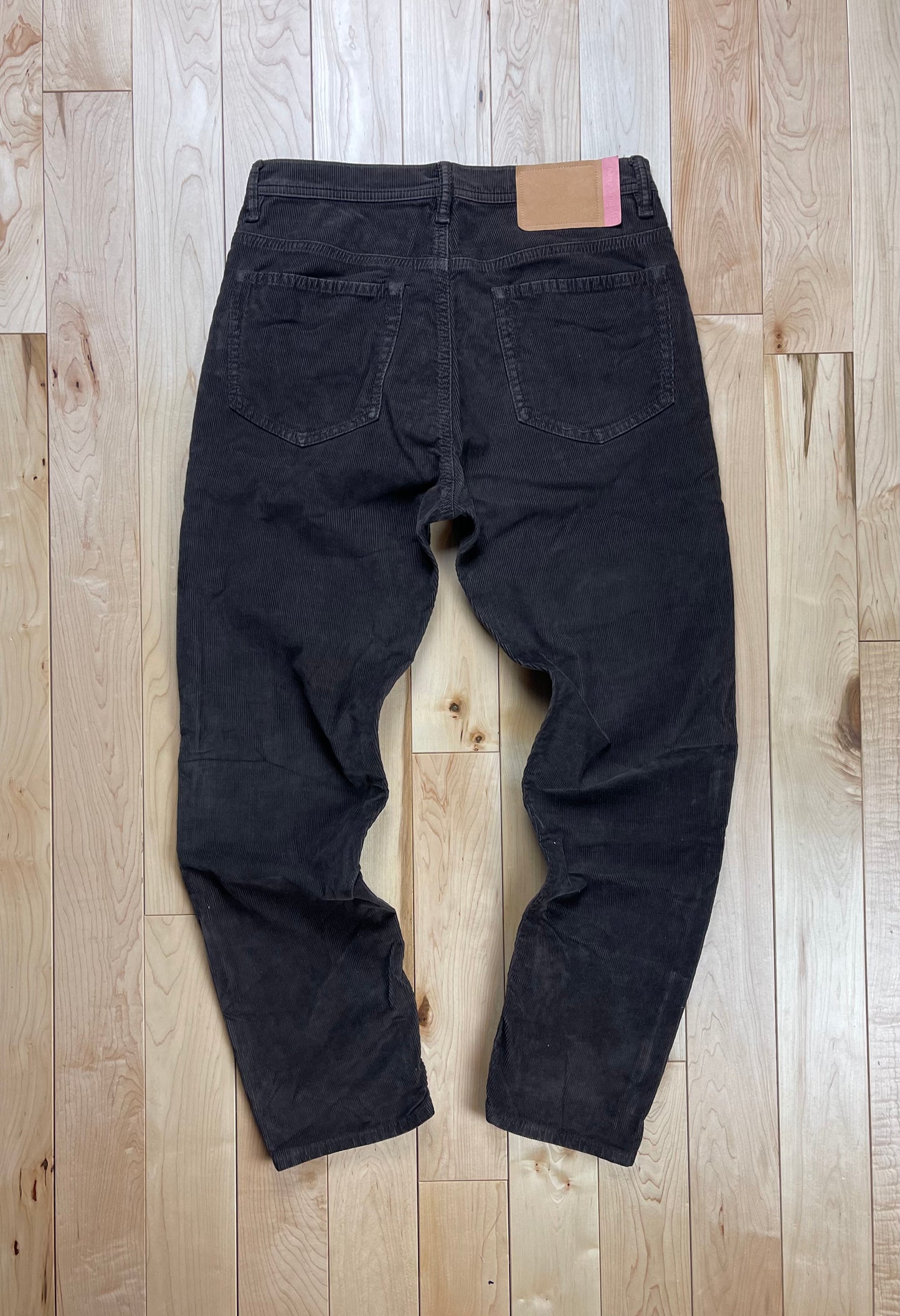 Acne Studios Brown River Corduroy Denim