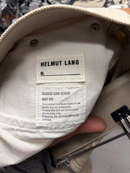 Vintage Helmut Lang ‘Sand Wash’ Classic Raw Bootcut Denim