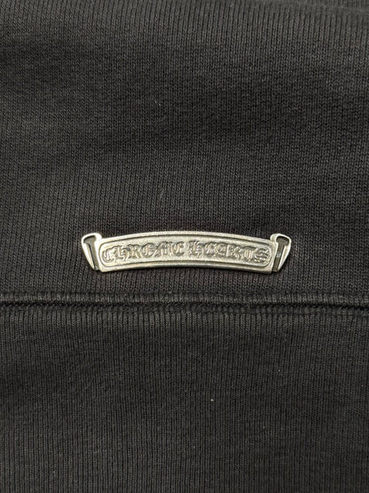 Chrome Hearts ‘Paper Jam’ Leather Cross Patch Hoodie