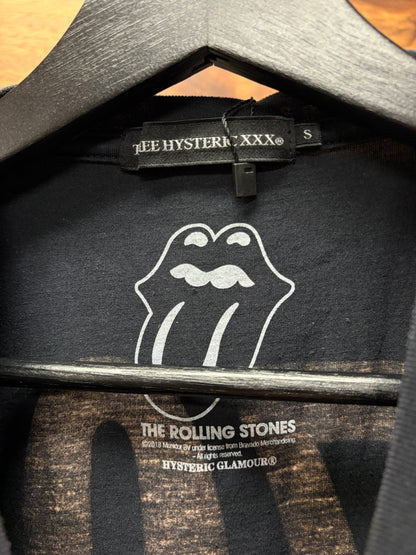 Hysteric Glamour ‘Rolling Stones’ Black Graphic T-Shirt