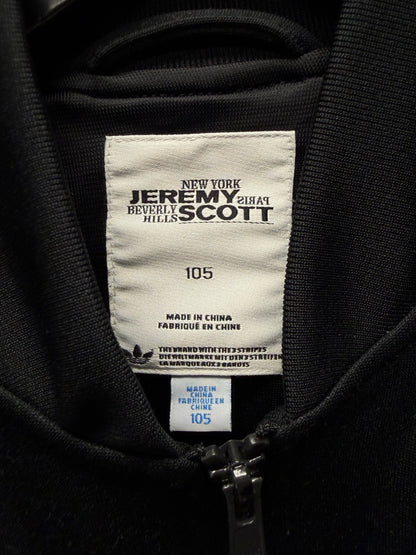 Jeremy Scott x Adidas ‘Muscle’ 3D Black/White Striped Track Jacket