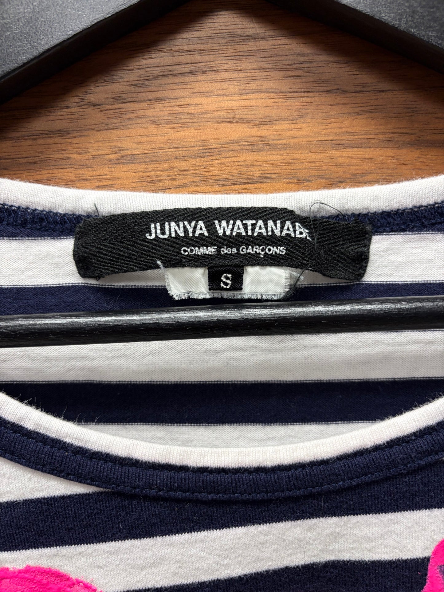 Junya Watanabe ‘Dear Love’ Striped Long Sleeve Shirt