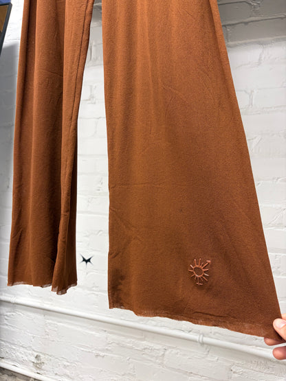 Vintage Jean Paul Gaultier ‘Soleil’ Flared Leg Mesh Pants