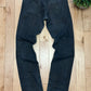 Helmut Lang ‘Oil Spill’ Washed Blue Bootcut Denim