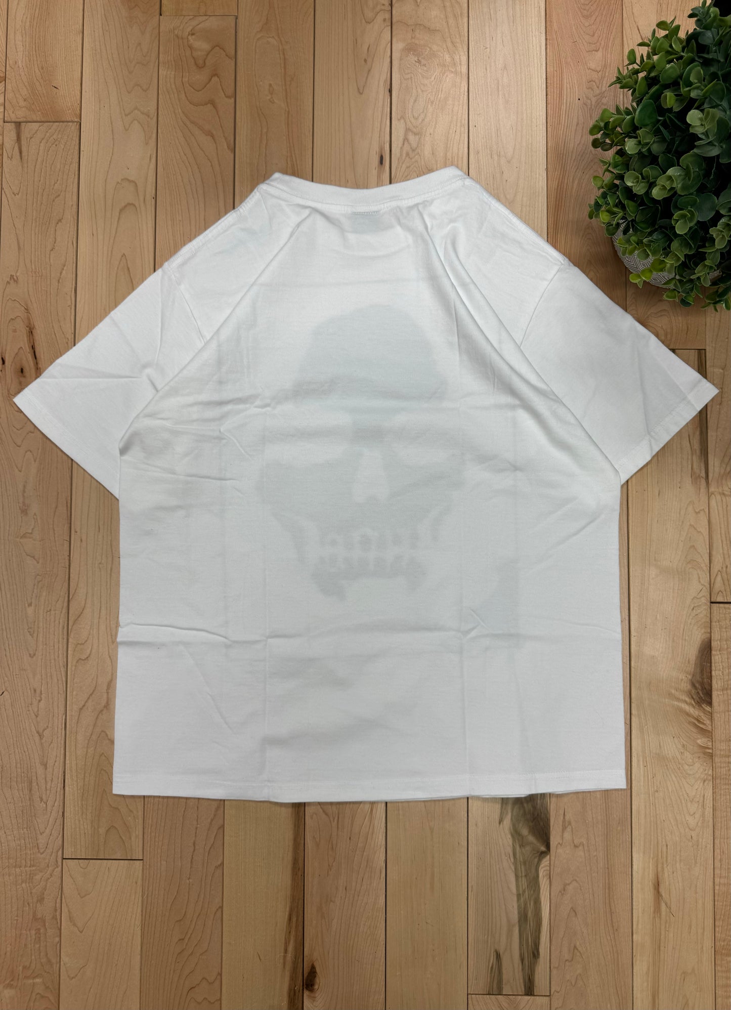 Number (N)ine SS2006 White Skull Graphic T-Shirt