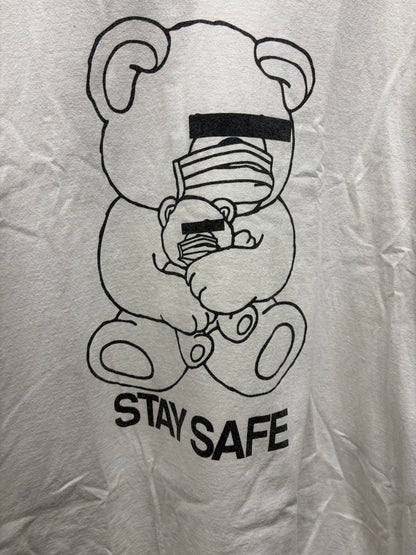 Undercover ‘Stay Safe’ Skoloct Bear White Graphic T-Shirt