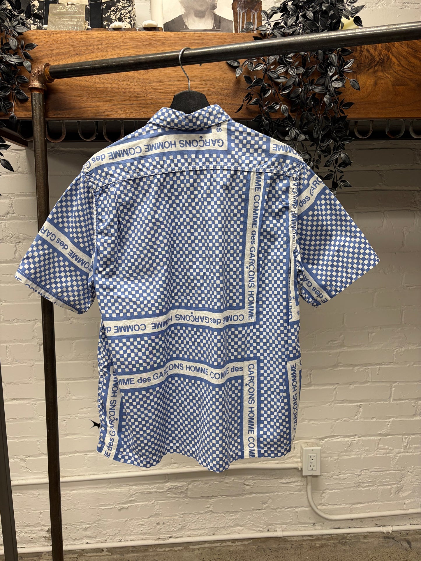 SS2003 Comme Des Garçons Homme ‘Checkerboard’ Short Sleeve Shirt