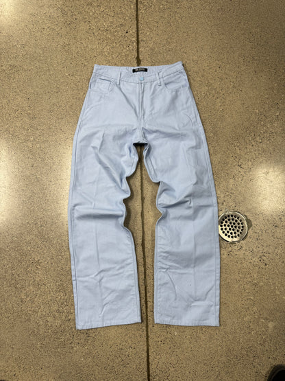 SS2023 Raf Simons Baby Blue Wide Leg Denim