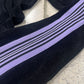 Needles Black/Purple Velour Striped Track Pants