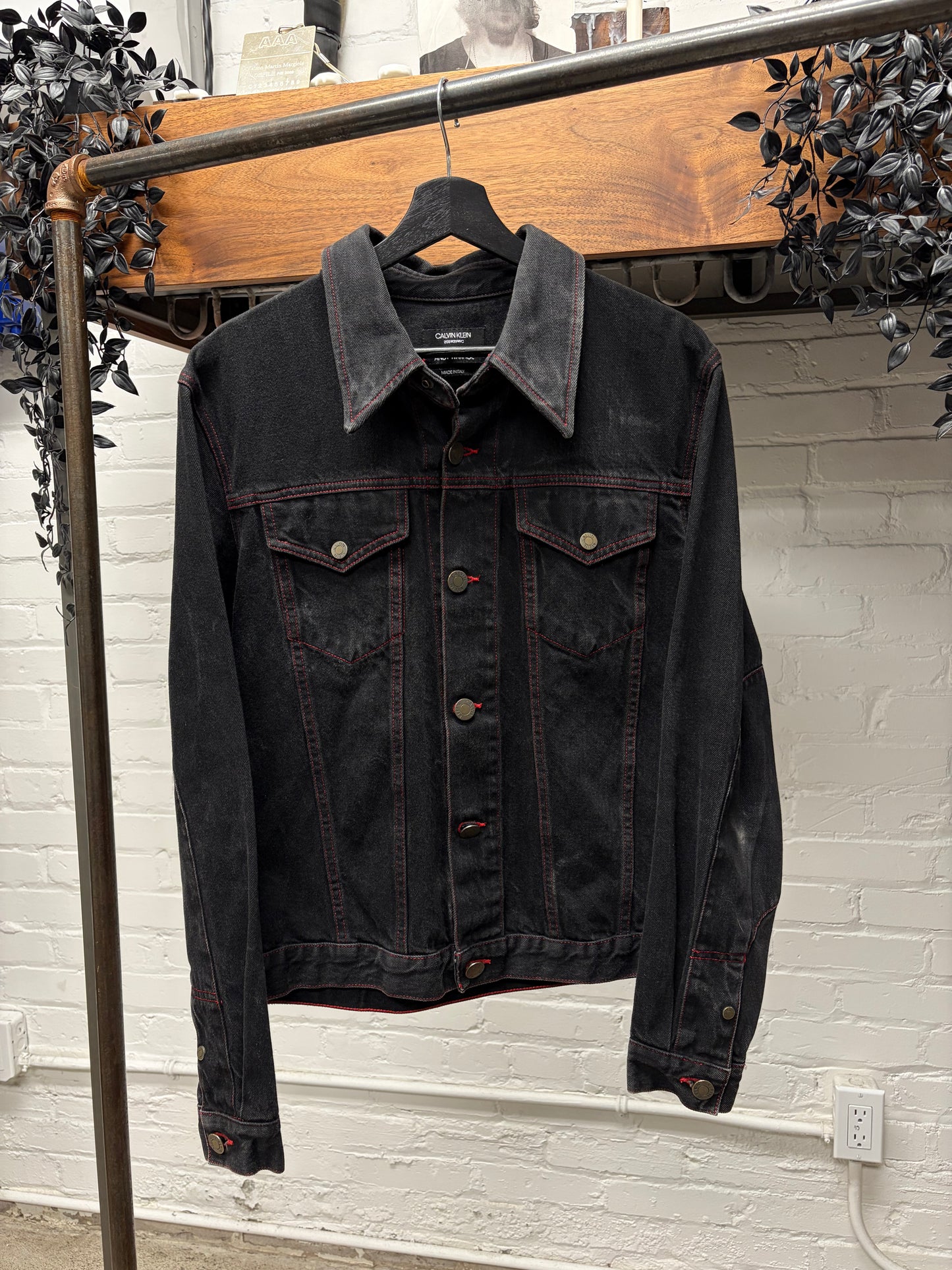 CK205W39NYC by Raf Simons x Andy Warhol Denim Western Shirt