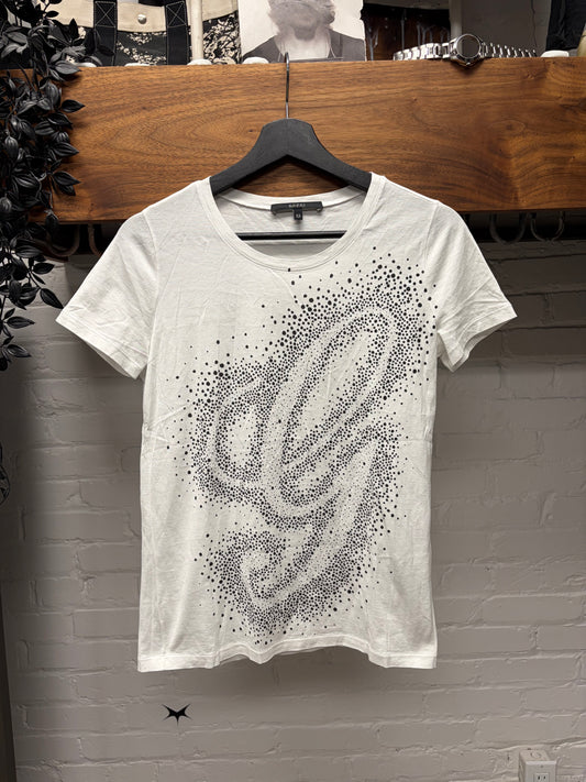 Gucci ‘Cursive G’ Pointallism Logo White Graphic T-Shirt