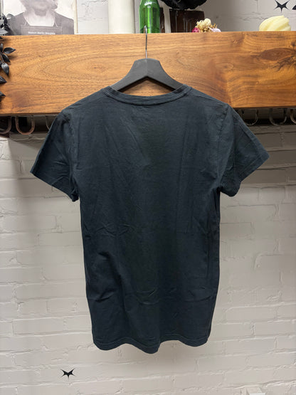 SS2010 Yves Saint Laurent Rive Gauche Red/Black ‘YSL’ Logo T-Shirt
