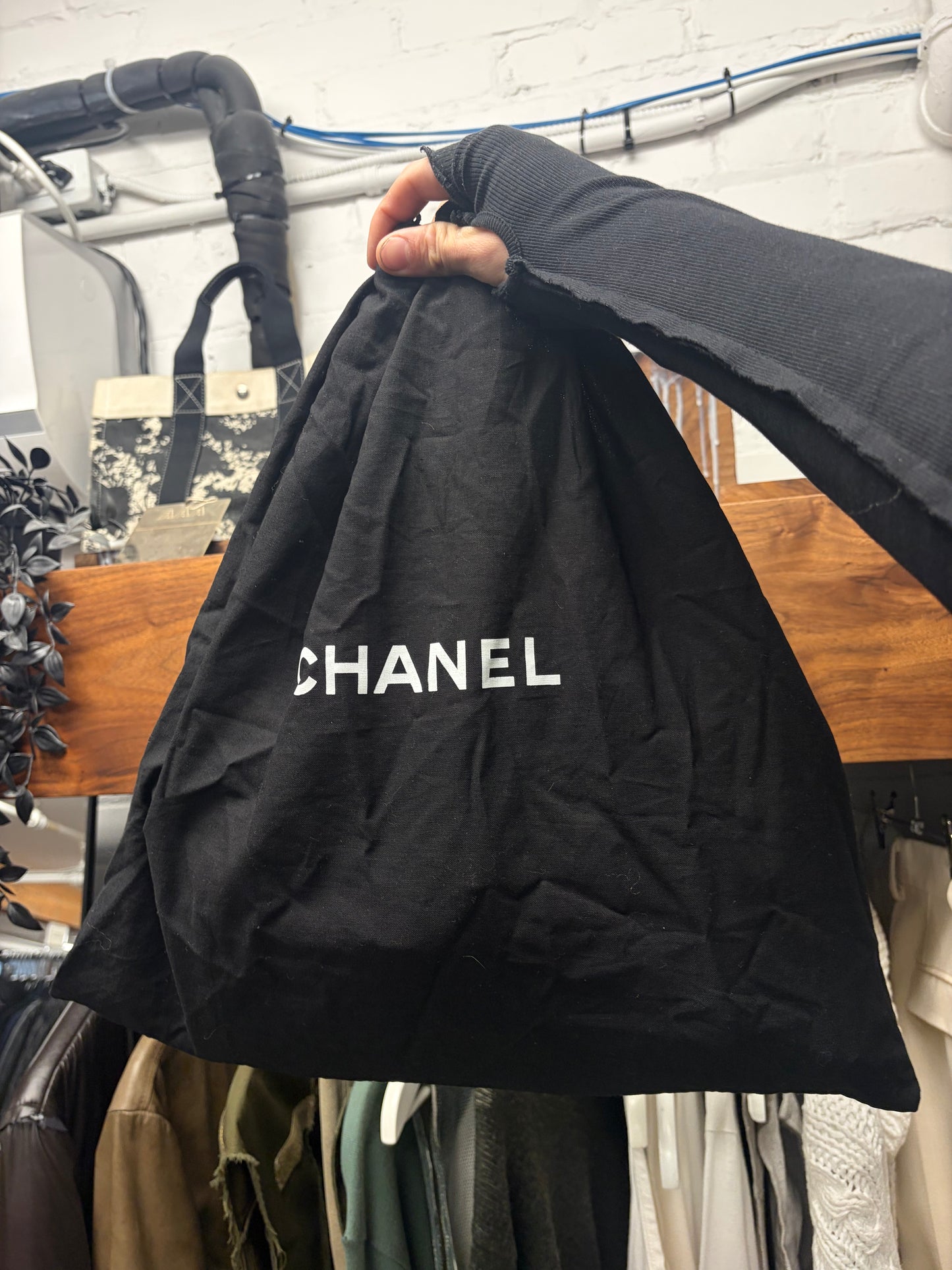 Chanel Blue Python Leather Classic ‘Flap Bag’ with Silver Hardware