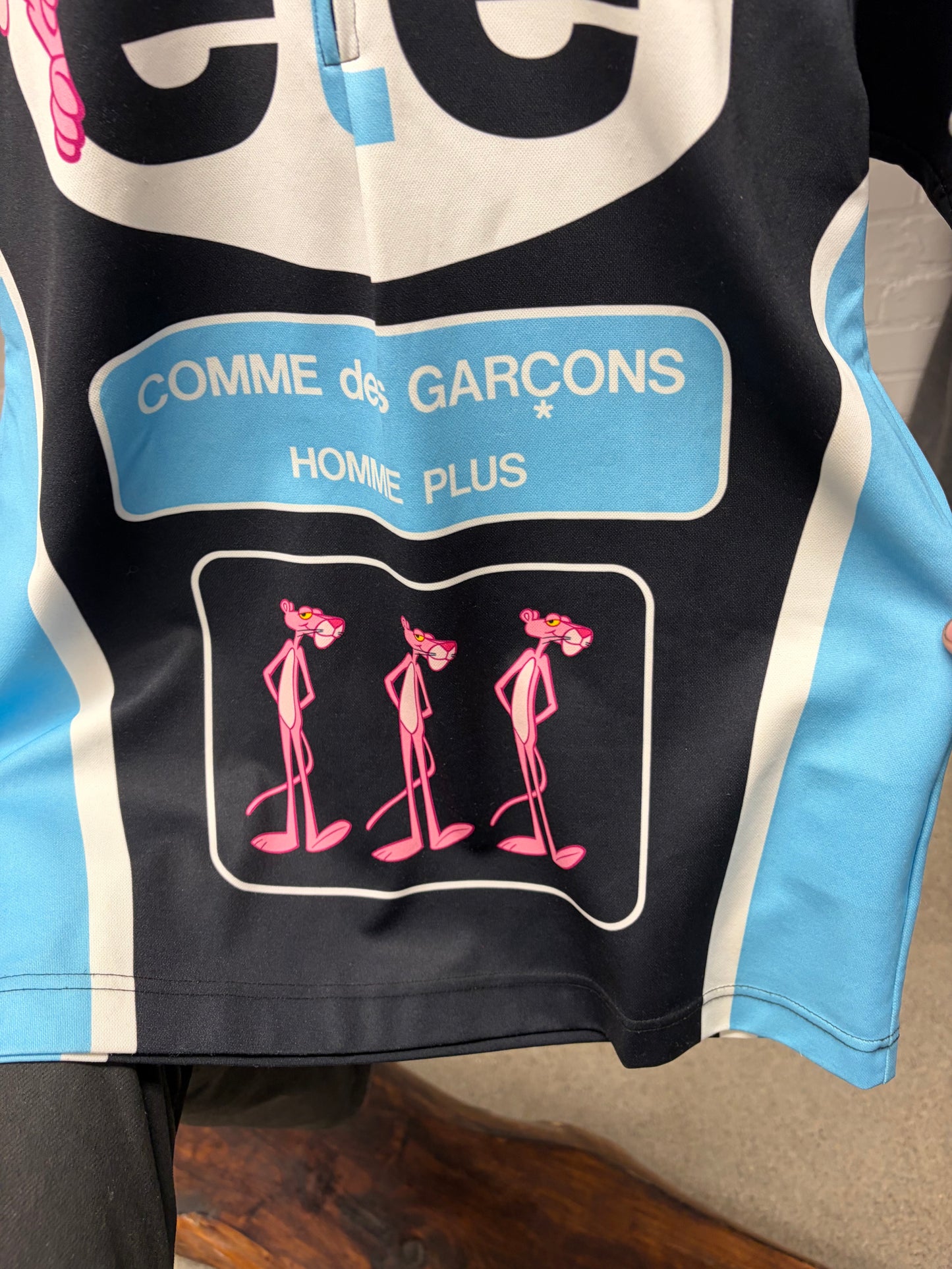 SS2005 Comme Des Garçons Homme Plus x Pink Panthers Bike Tracksuit Top