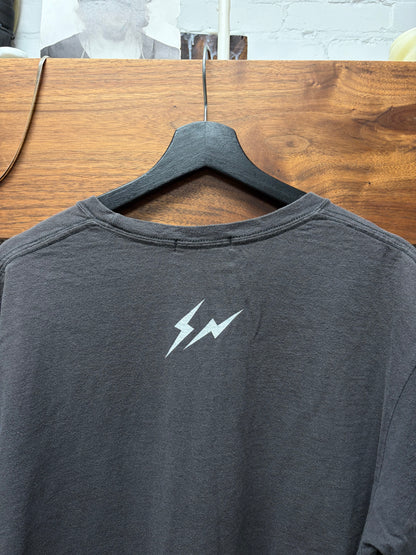 2000s Undercover x Fragment ‘Bug Motif’ Faded Grey Graphic T-Shirt