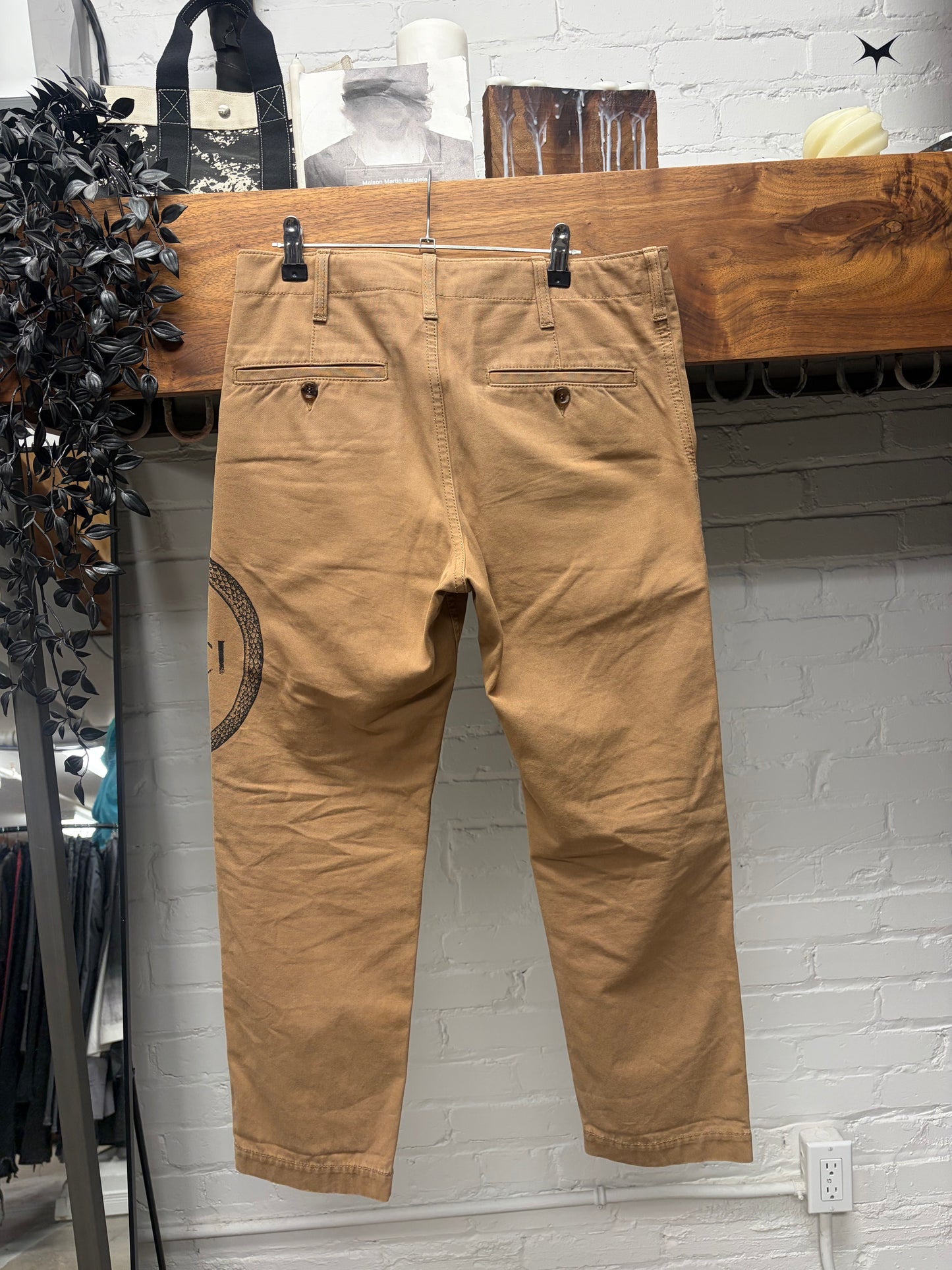 Gucci ‘Ouroboros’ Snake Print Chino Work Pants