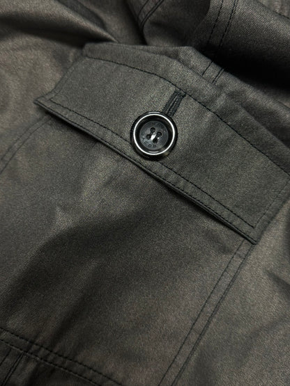 Marc Jacobs Wide Leg Waxed Grey Cargos
