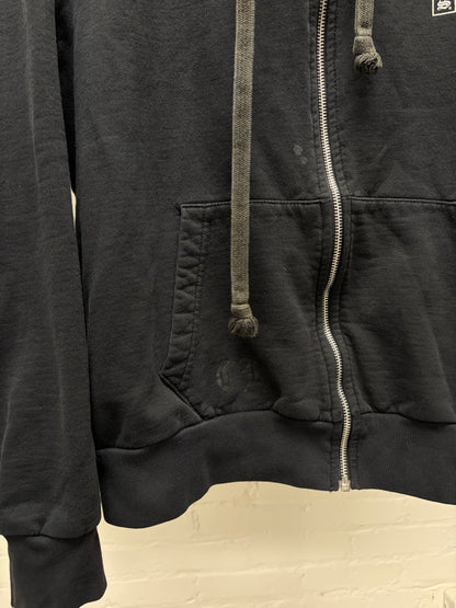 Vintage Chrome Hearts ‘T-Bar Logo’ Black Zip-Up Hoodie