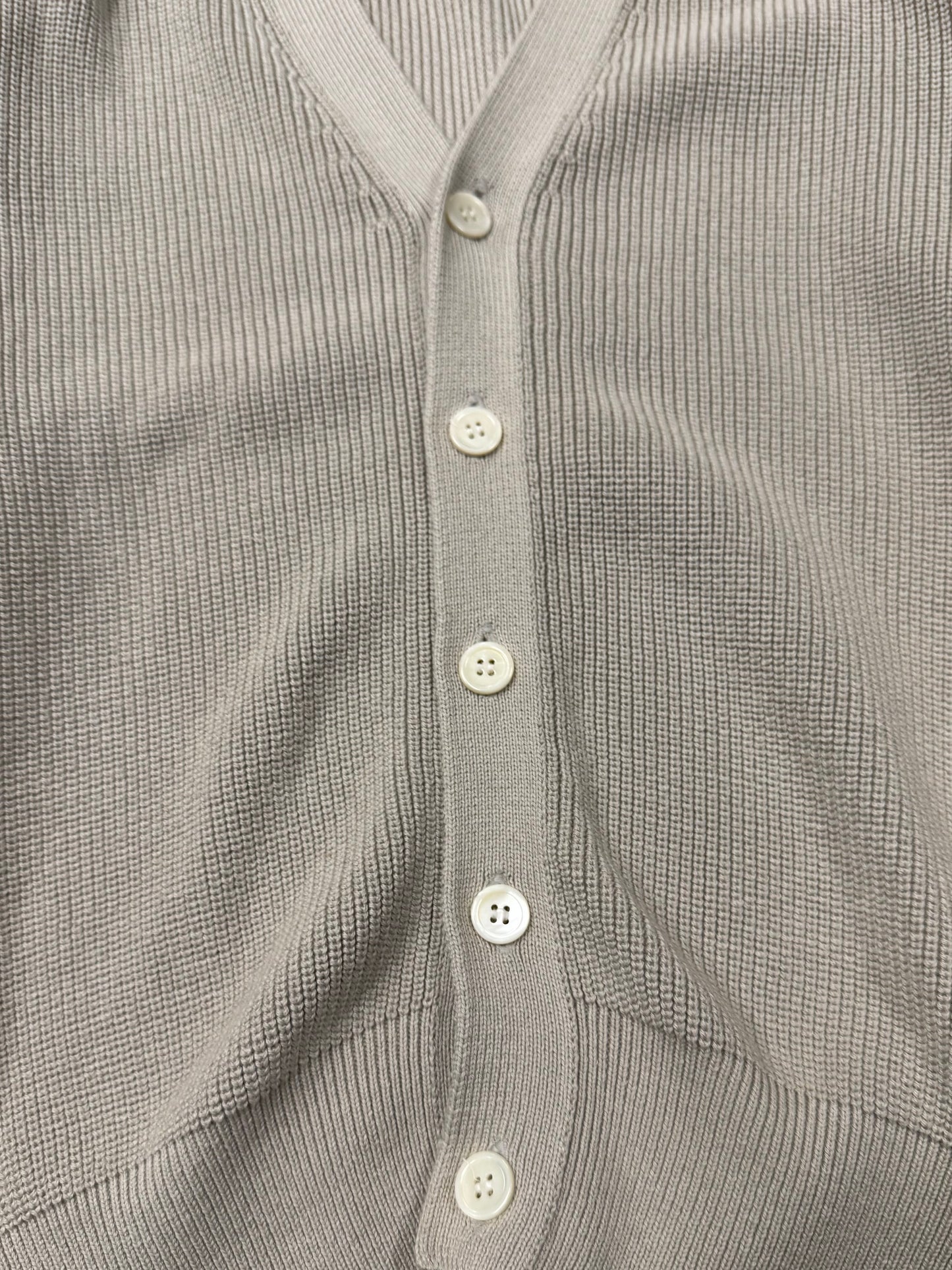 1989 Comme Des Garçons Homme Drop Shoulder Ribbed Cardigan