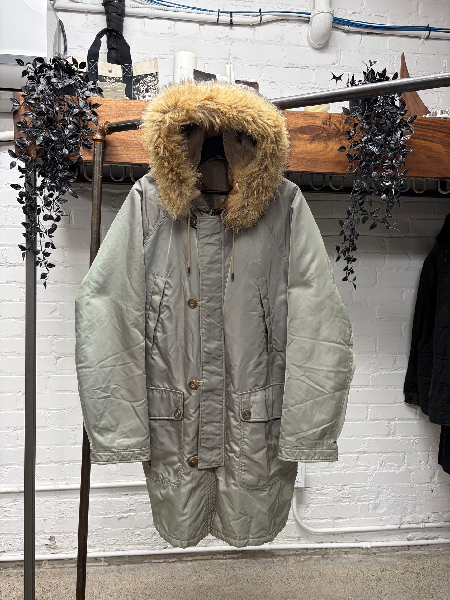 AW1997 Gucci Tom Ford Fur Hooded Parka