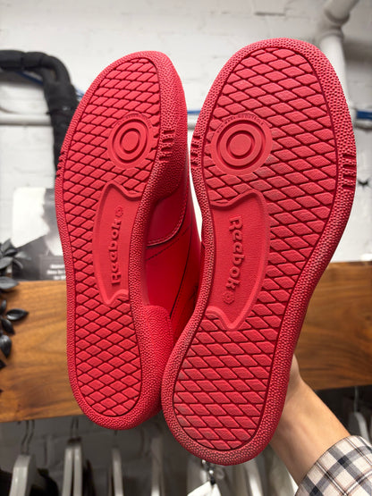 Maison Margiela x Reebok ‘Club C Classic’ Red Leather Low Top Sneakers