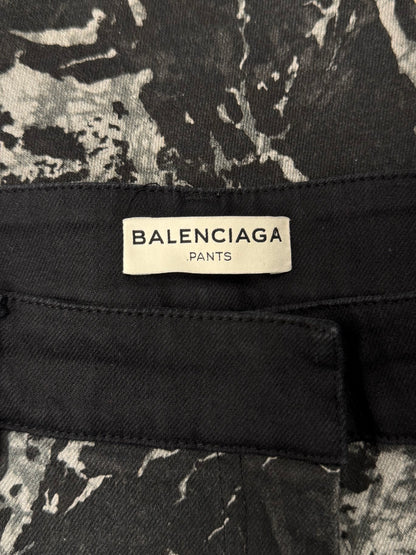 2013 Balenciaga by Nicholas Ghesquiere ‘Marble’ Skinny Jeans