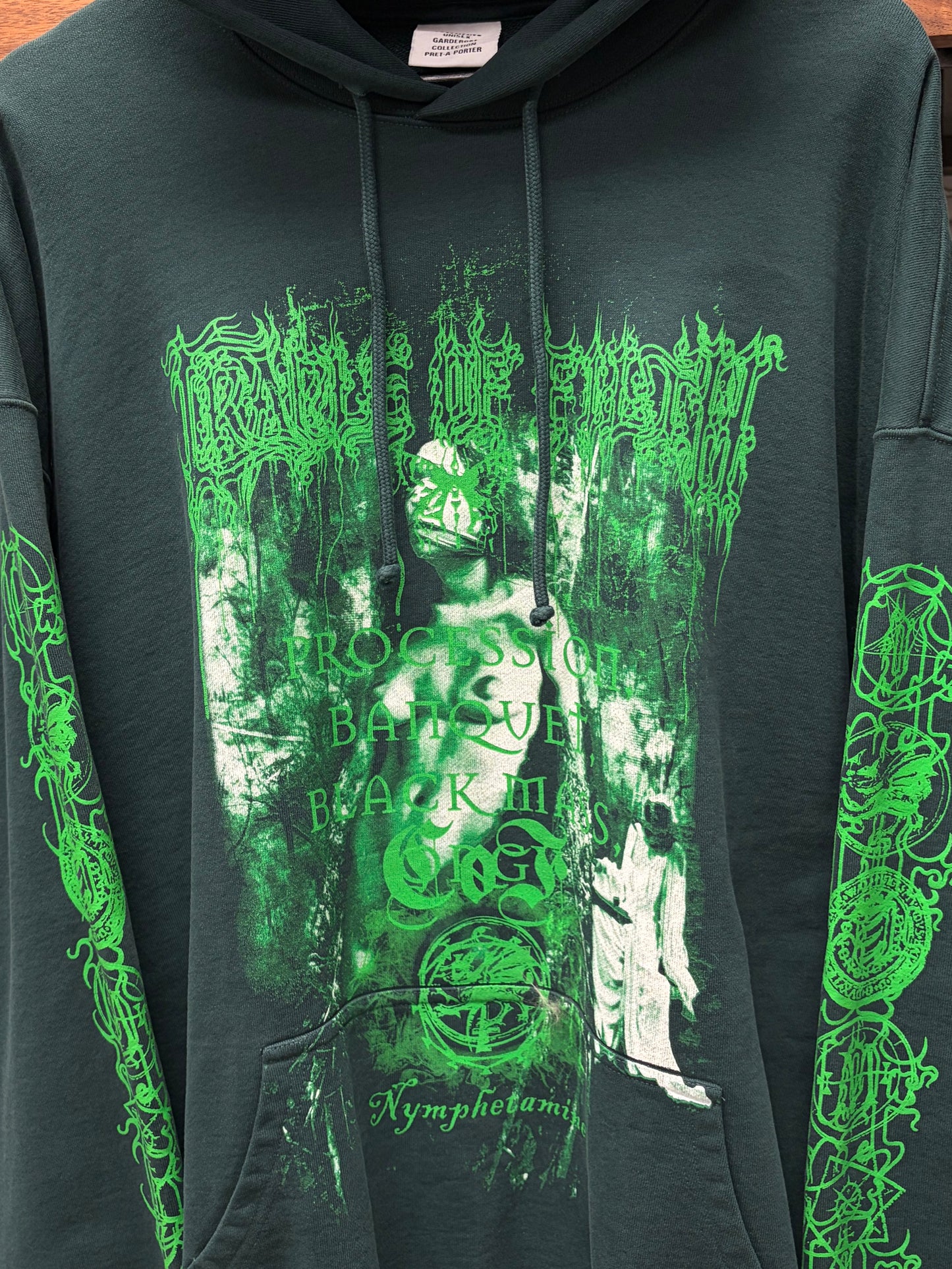 AW2025 Vetements x Cradle of Filth ‘Nymphetamine’ Hoodie