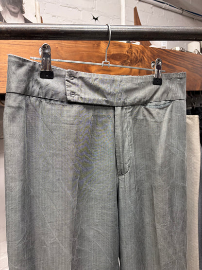 Vintage 90s Maison Margiela Blank Tag Wide Leg Trousers