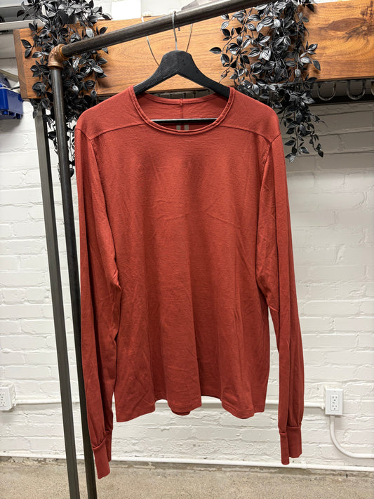 Rick Owens DRKSHDW ‘Dark Cherry’ Long Sleeve Shirt