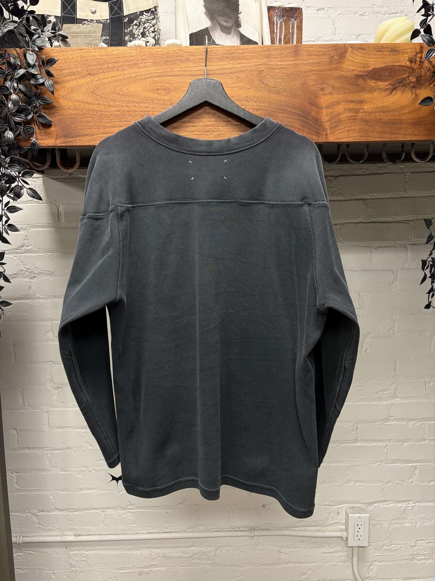 Maison Margiela Heavyweight Washed Black Sweatshirt