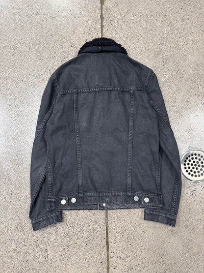 Helmut Lang ‘Washed Black’ Denim Trucker Jacket
