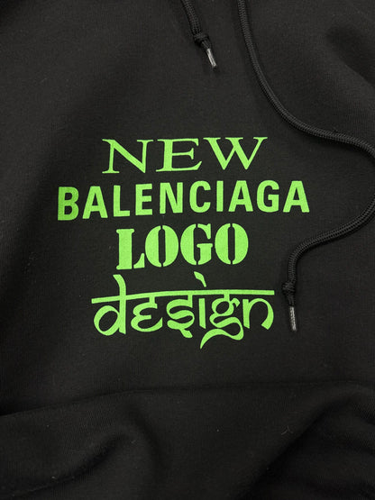 Balenciaga ‘New Logo’ Pullover Hoodie