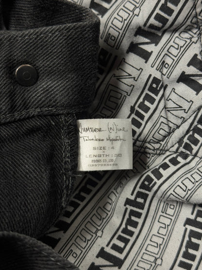 AW2004 Number (N)ine ‘Give Peace A Chance’ Patchwork Denim