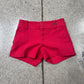 SS2009 Gucci Red Denim Mini Shorts