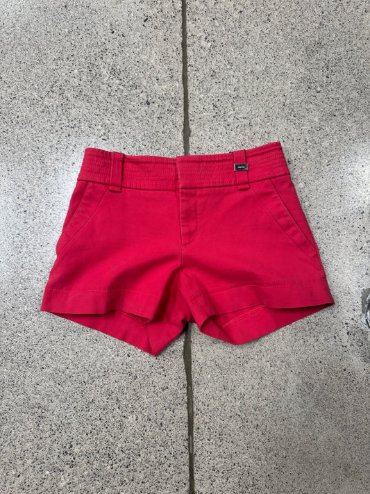 SS2009 Gucci Red Denim Mini Shorts